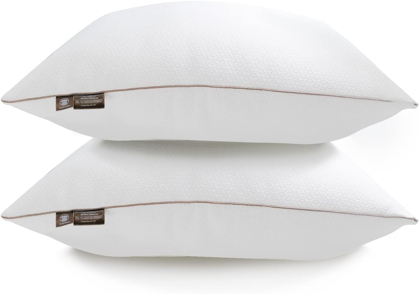 Makimoo Premium-Kopfkissen zum Schlafen, 2er-Pack