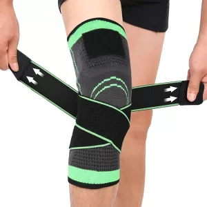 Kniekompressionsmanschette, Kniestützmanschette, Kniekompressionsbandage, elastische Kniestütze, elastische Kniestütze, Kniestütze