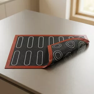 silicone baking mat, non stick baking mat, perforated silicone baking mat
